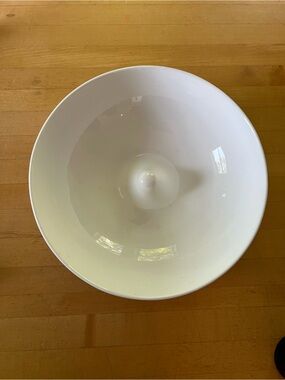 EGO by Schmelling Salad Bowl White 12 inches wide